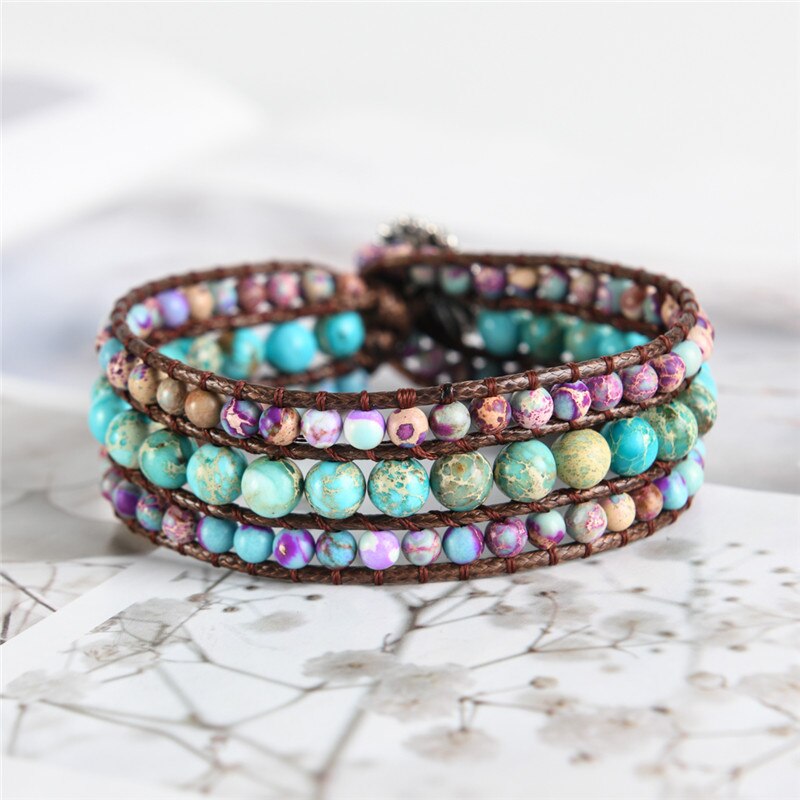 Courageous Vegan Jasper Bracelet