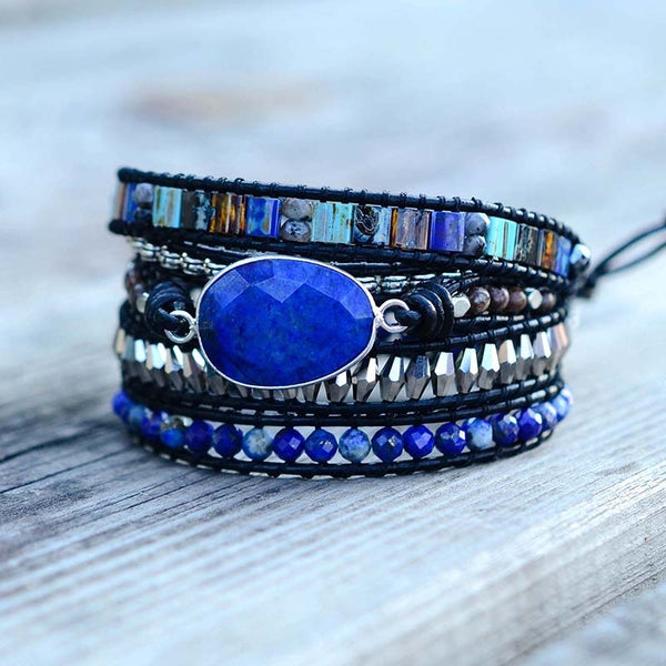 Expressive Blue Bracelet