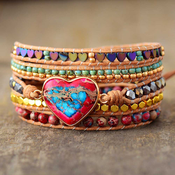 Brave heart of Jasper Bracelet