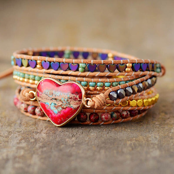Brave heart of Jasper Bracelet
